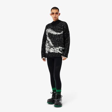 남성 3D 니트 울 레깅스