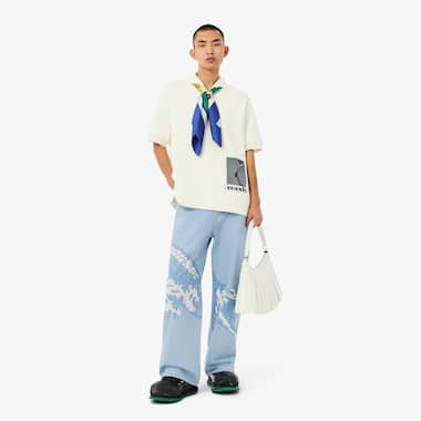 남성 Robert George 크록 데님 팬츠