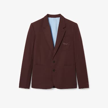 남성 투버튼 울 클래식 블레이저