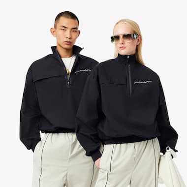 퍼프 소매 윈드브레이커