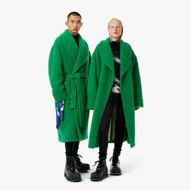 오버사이즈 로브코트