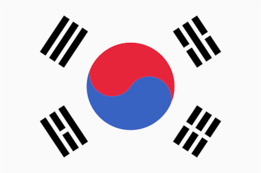 국가 선택 (현재 Korea)