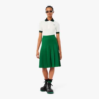 니트 플리츠 스커트