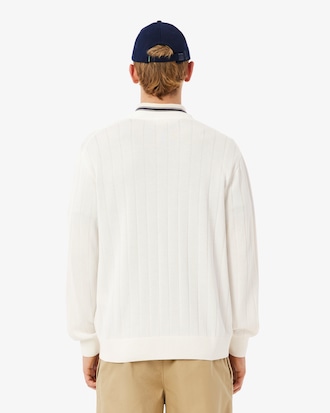 코튼 립 가디건