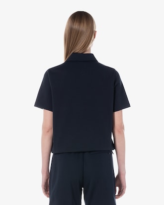 반집업 반팔 스웻셔츠