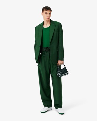 유니섹스 울 트윌 노치드 라펠 재킷