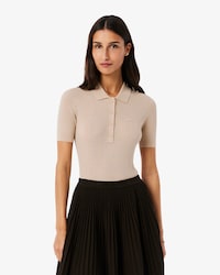 파인 메리노울 스웨터 폴로 셔츠