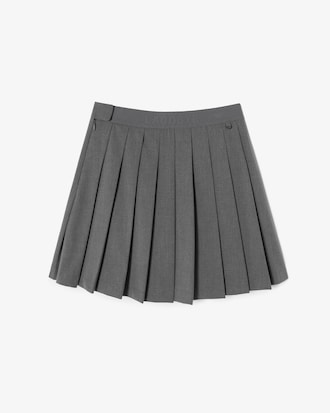 중기장 플리츠 스커트