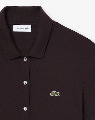 미니 피케 반팔 폴로 드레스