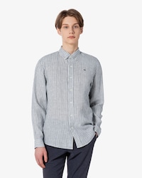 린넨 스트라이프 셔츠