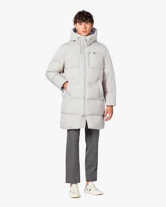 후드 헤비 다운 점퍼