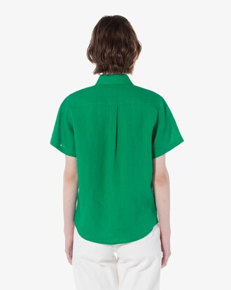 린넨 반팔 셔츠