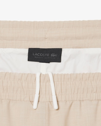 남성 라미네이티드 더블페이스 오버사이즈 트랙 팬츠