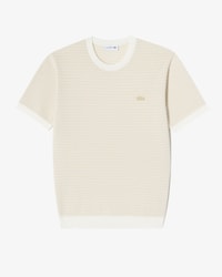 멀티 스트라이프 반팔 크루넥 풀오버