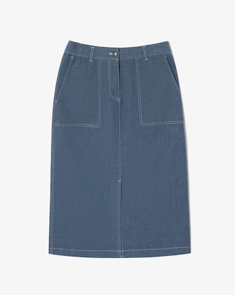 뉴 데님라이크 스커트