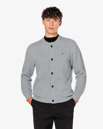 크루넥 방모 가디건