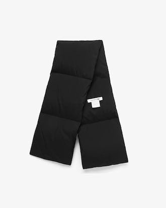 구스다운 패딩 머플러