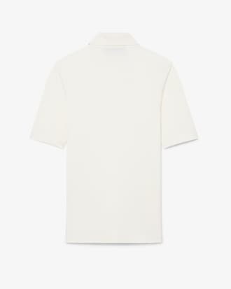 여성 실크 피케 슬림 폴로