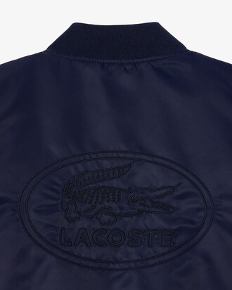 빅크록 프린트 테디 자켓