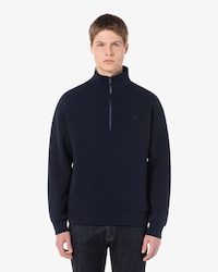 하이넥 반집업 스웻셔츠