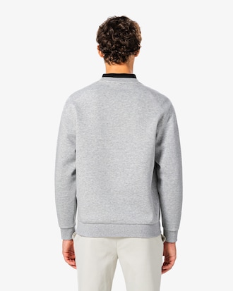 시그니처 테크니컬 피케 크루넥 스웻셔츠