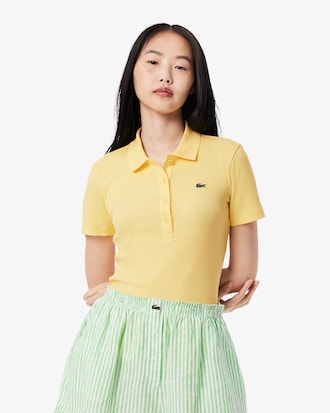 립조직 슬림핏 폴로셔츠