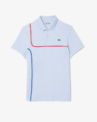 테니스 라인 포인트 반팔 폴로