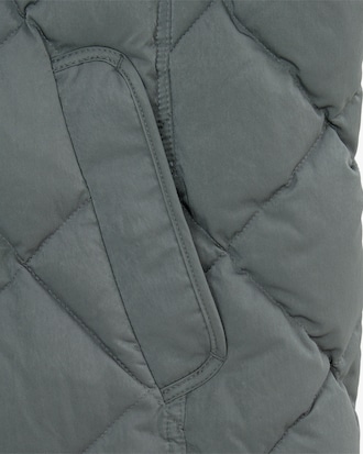 다이아퀼팅 경량 카라 다운