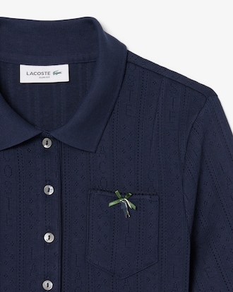 포인텔 리본 크록 폴로 셔츠