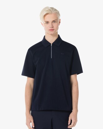 반집업 반팔 스웻셔츠