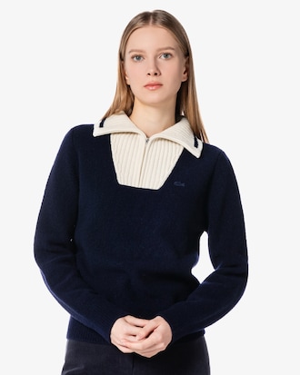 브클 하프집업 스웨터