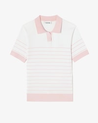 조직감 스트라이프 폴로 스웨터