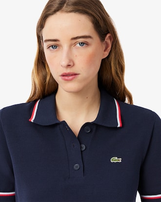 컬러티핑 폴로 스웨터