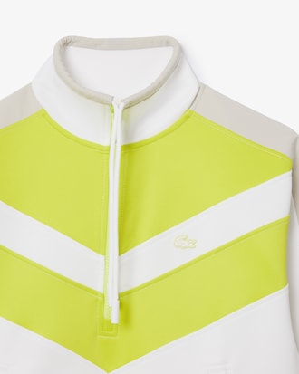 컬러블럭 하프짚업 스웻셔츠