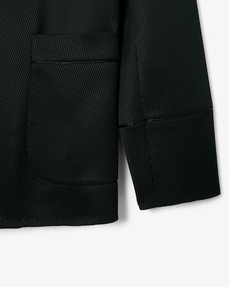 실키 개버딘 숄 라펠 재킷