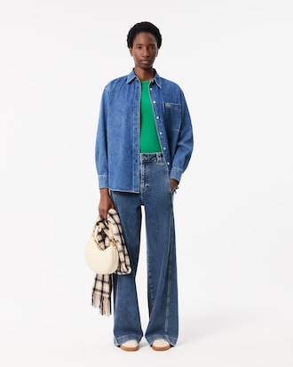 오버사이즈 데님셔츠