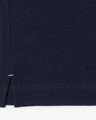 컬러블럭 세미크롭 폴로셔츠