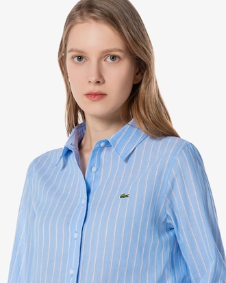 썸머 코튼 스트라이프 셔츠