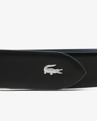 라코스테 레터링 기본 버클 벨트