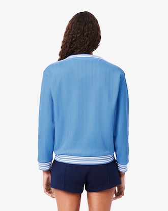 MIF 변형 립조직 스웻 셔츠