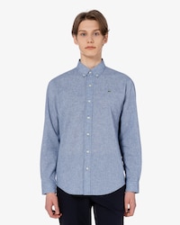 체크 린넨 셔츠