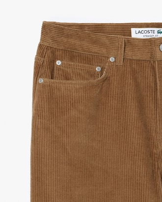 스트레이트 핏 코듀로이 팬츠