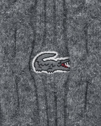 캐시미어 블렌드 케이블 중목 양말