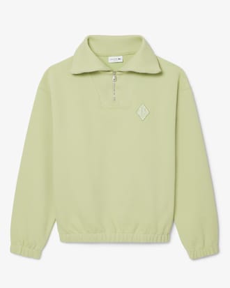 다이아몬드 로고 반집업 스웻셔츠