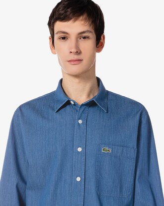 데님 아우터 셔츠