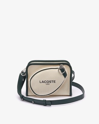 헤리티지 캔버스 (HERITAGE CANVAS) 지퍼 포켓 크로스백