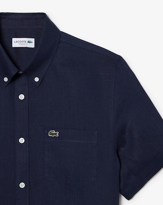 린넨 반팔 셔츠