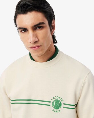 테니스 스트라이프 스웻셔츠