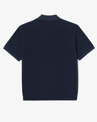 오픈 카라 텍스쳐 폴로