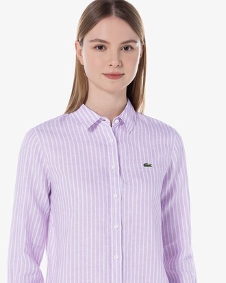 스트라이프 린넨셔츠